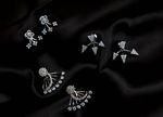 Designer Diamond Earrings Information With Diamond Cuts, Shapes, and Setting Details