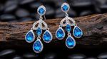 Explore Ice Blue Diamond Earrings With Color, Clarity, and Craftsmanship Details